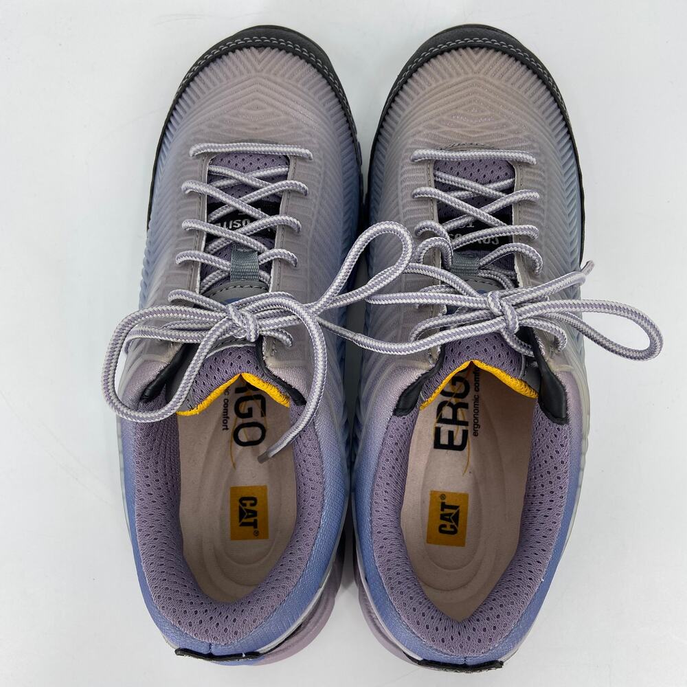 Cat Work Shoe Sneaker Size 8 Gray Array Composite… - image 3